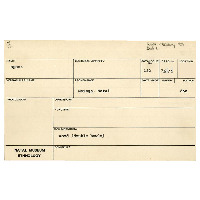 Snuff Spoon, catalogue card