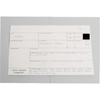 KZNM catalogue card (front view)