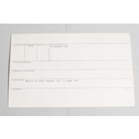 KZNM catalogue card (back view)