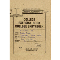 Maloba Maseko, notebook 1