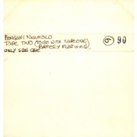 Bongani Nathan Nxumalo, audio cassette tape case label