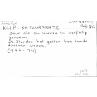 DSS53&54 Catalogue Card