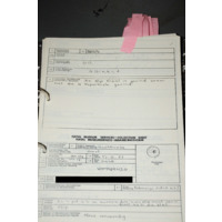 DSS124 Accession Record page 1